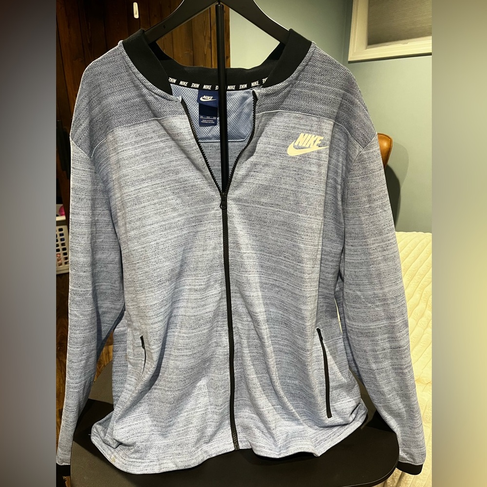 Nike Light Blue Mesh Jacket